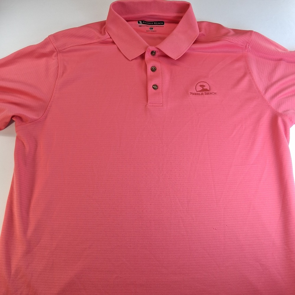 Pebble Beach Dry Luxe Performance Men's XL Golf Polo